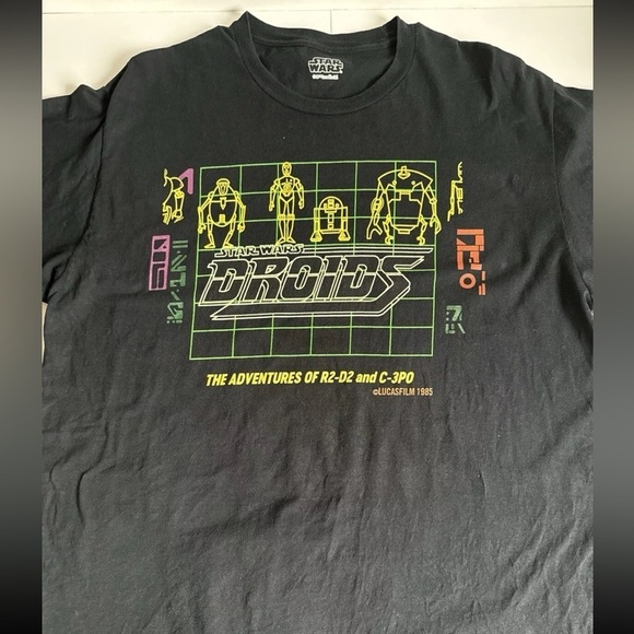 Star Wars Lot Of 3 Graphic T-shirt Clone Force, Droids & Darth Vader - Picture 7 of 11